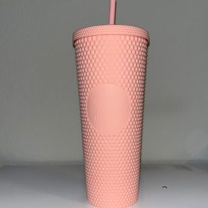 Starbucks pink studded tumbler